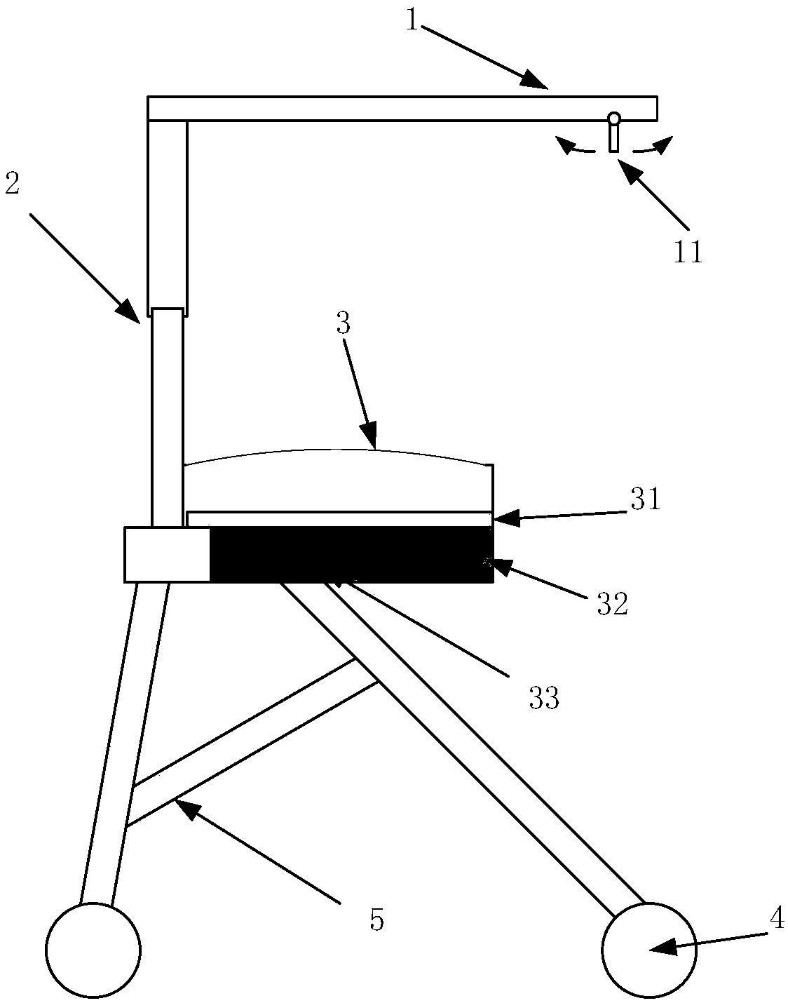 Auxiliary walking vehicle and control method thereof