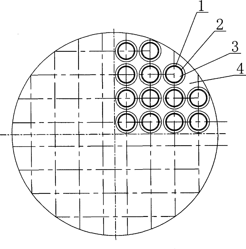 Hollow fibrous reverse osmosis composite membrane and preparation method thereof