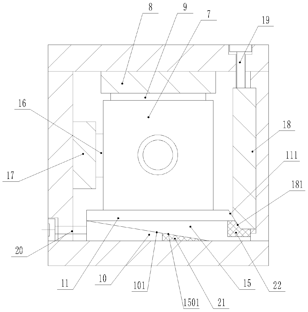 Dust particle size and concentration nondestructive on-line detection device and method