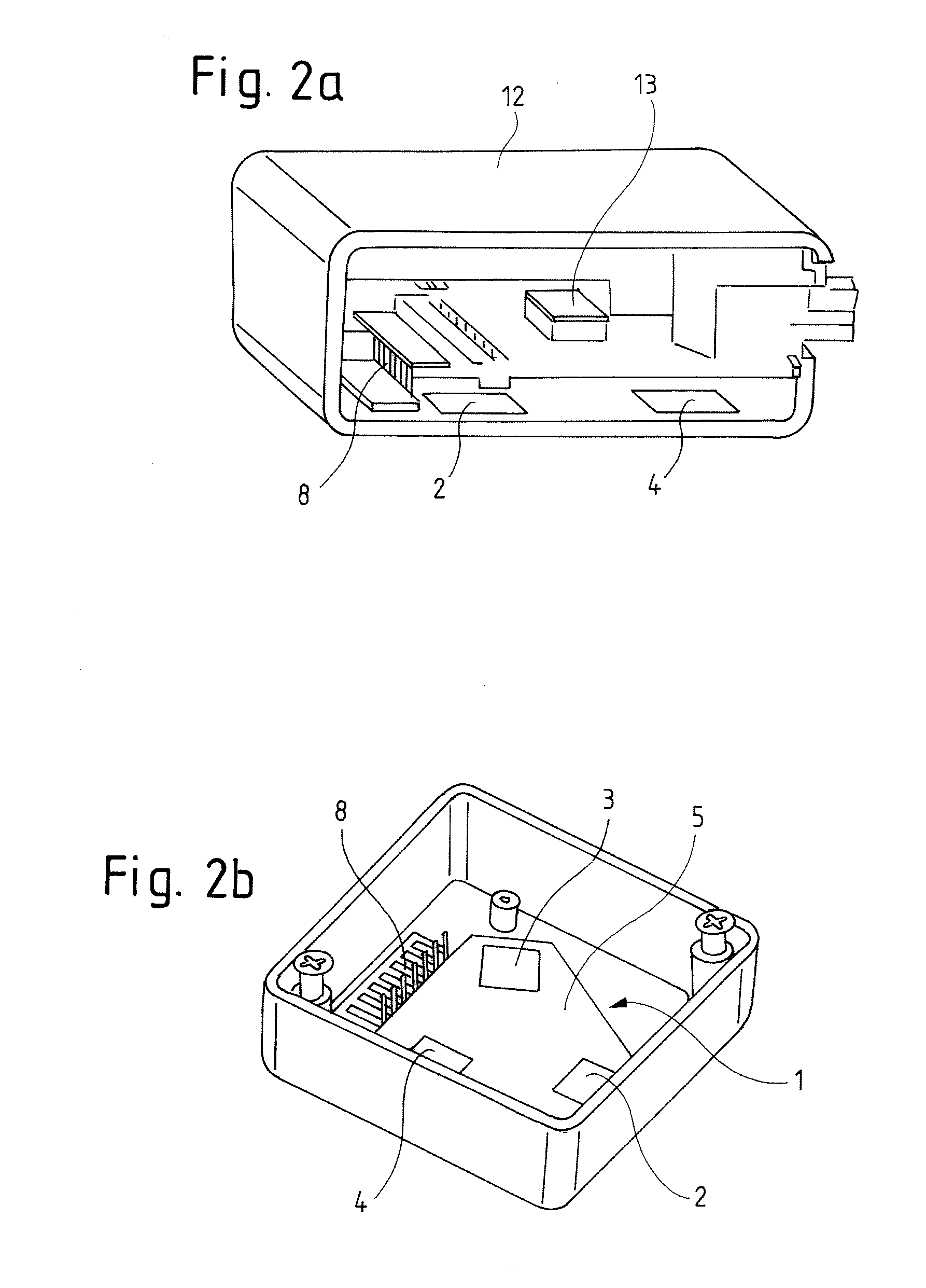 Device and method for detecting at least one structure-borne sound signal