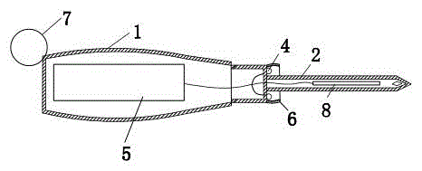 Pressure sensitive and light sensitive combined magnetized screwdriver