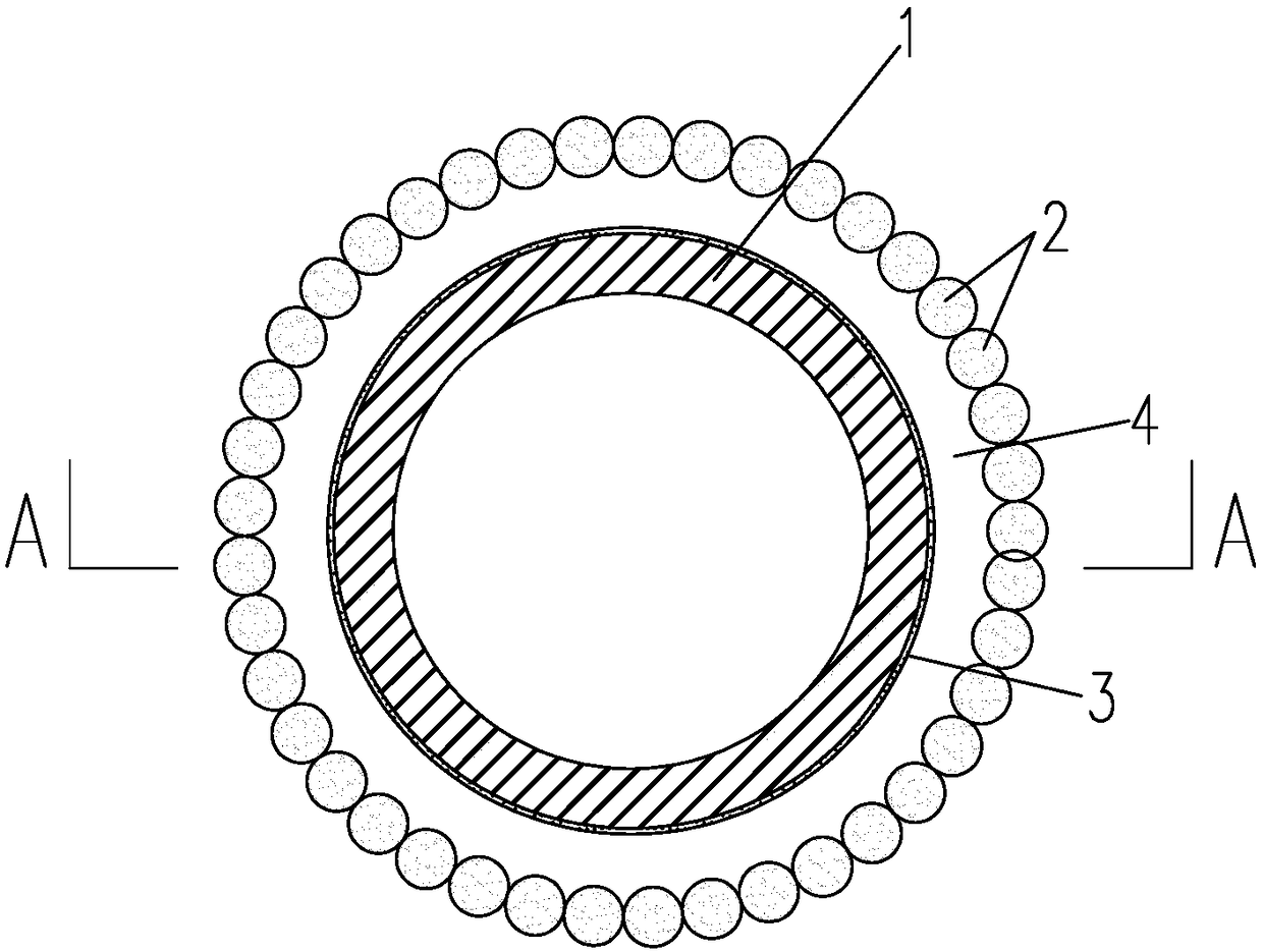 A super-large-diameter hollow independent composite pile foundation and its construction method