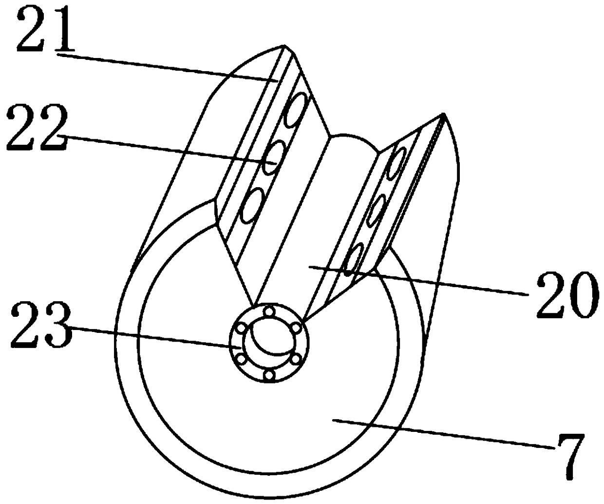 Manual seeding device for planting rapes