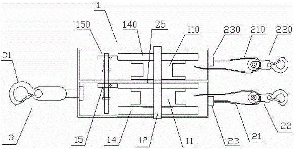 Portable double-disk circulation wire tightening device and adopted wire tightening method