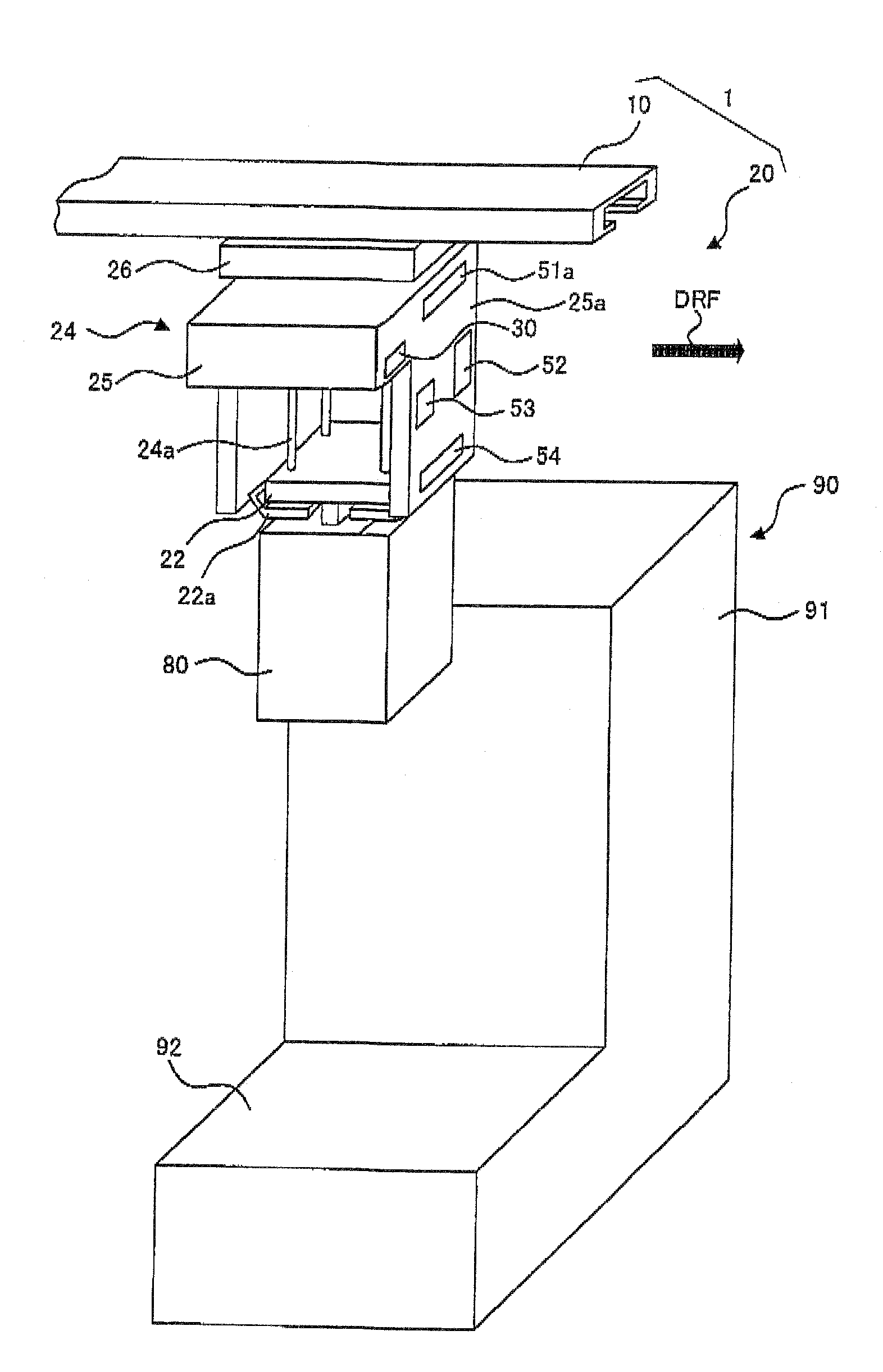 Overhead traveling and transporting apparatus