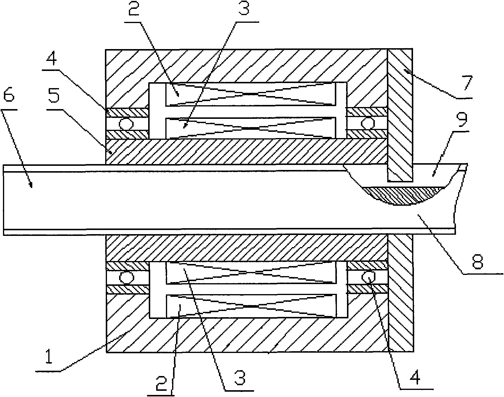 Mechanically-driven random speed change linear motion device