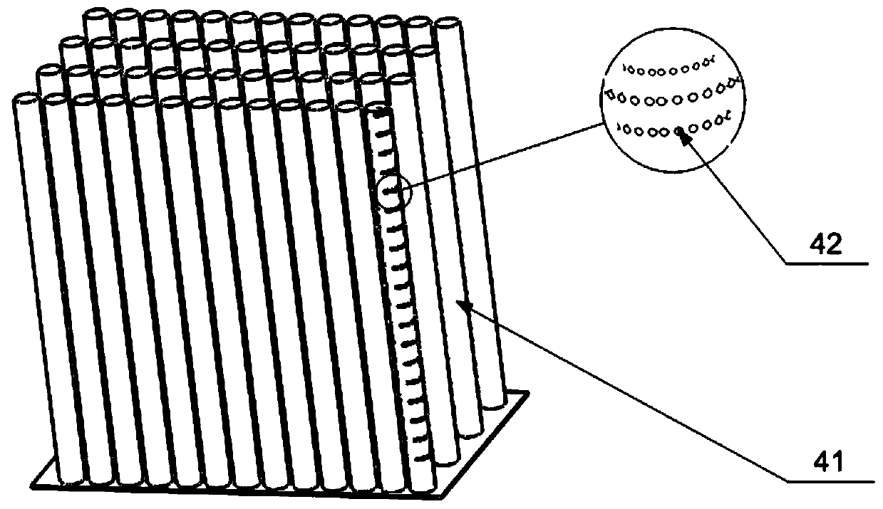 Sewage treatment process and device for outdoor flush toilets in alpine regions