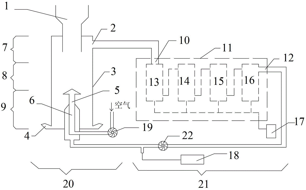 Oil shale dry distillation device and method