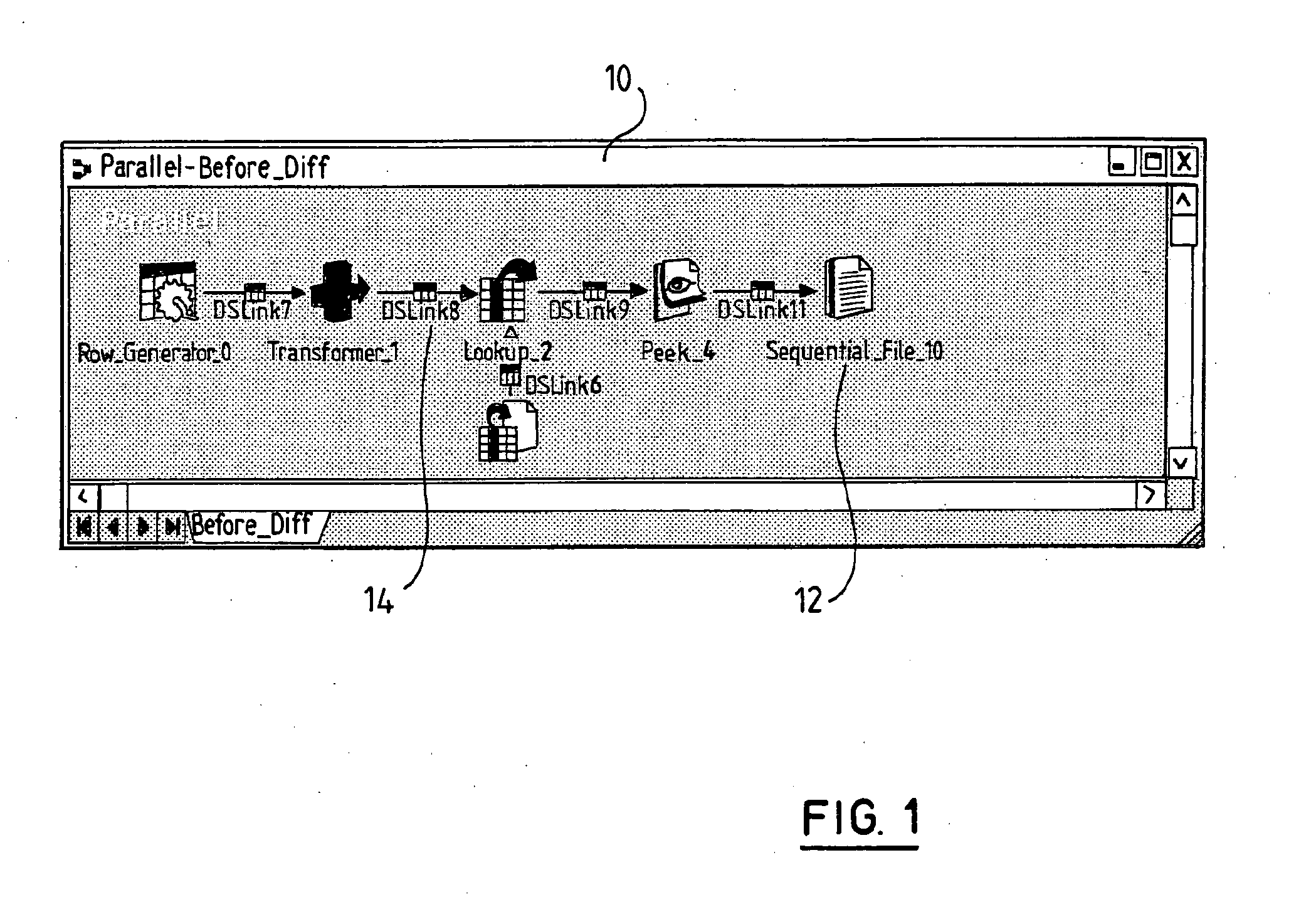 Method and apparatus for comparing process designs