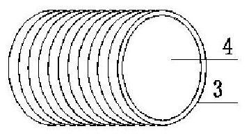 Pile body heating device and heating method for red mud fly ash geopolymer pile