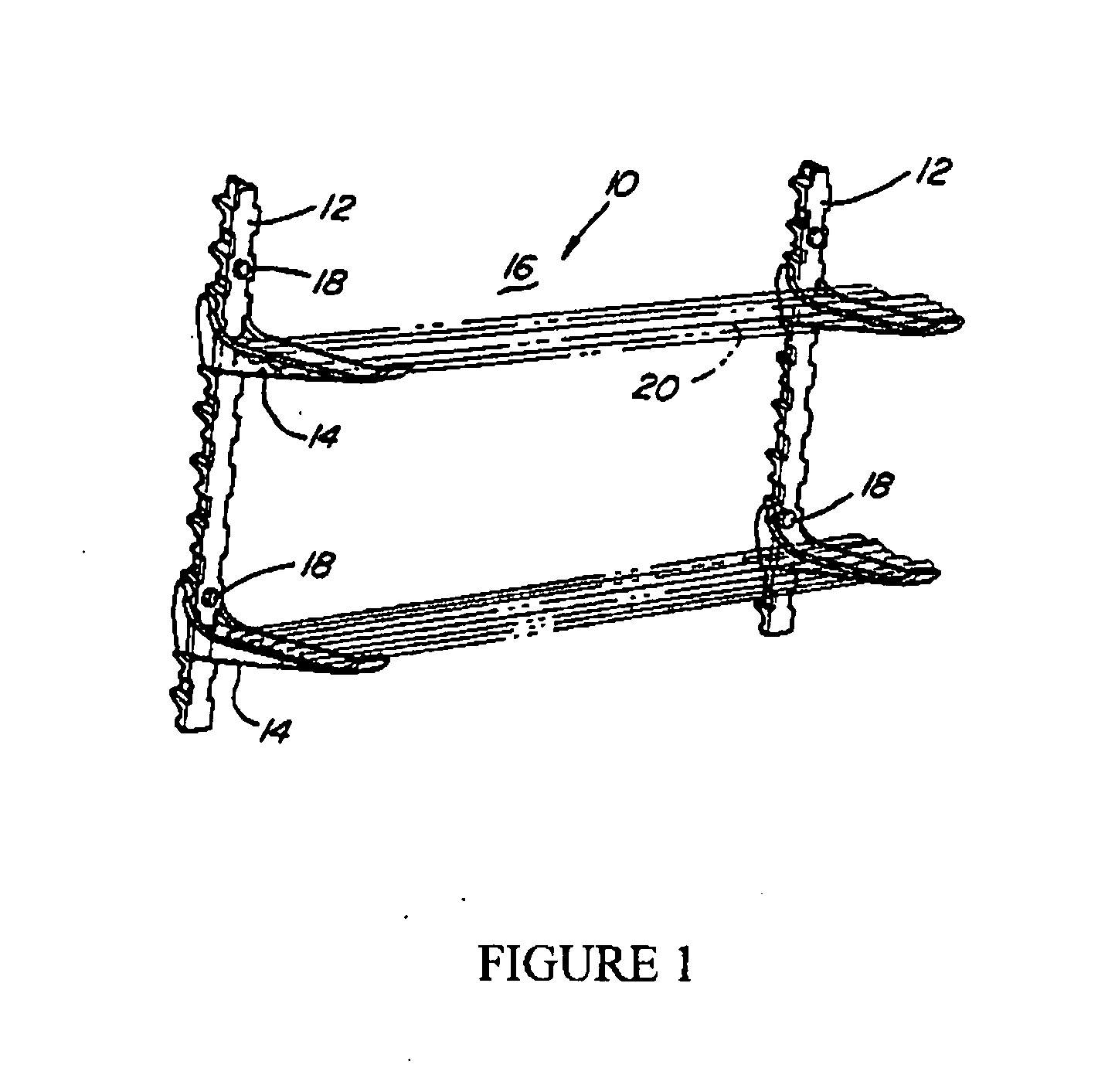 Apparatus and method for providing an insulated support rack