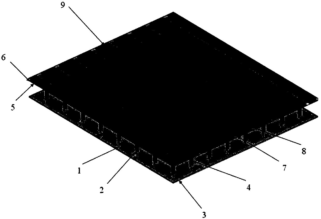 Low RCS ultra-wideband connected long slot antenna array based on resistive metamaterial loading