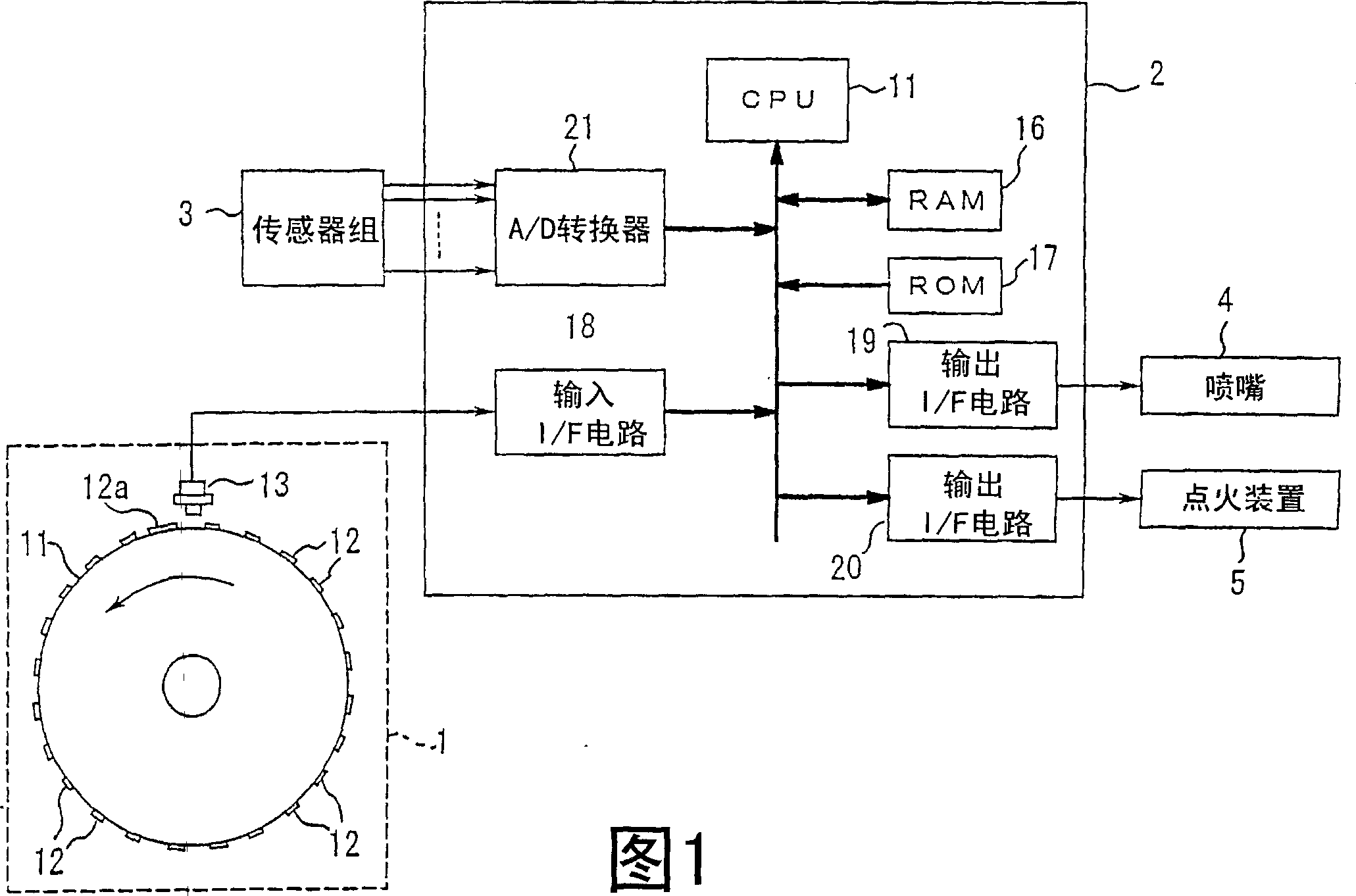 Crank angle detection device and ignition timing control device for internal combustion engine