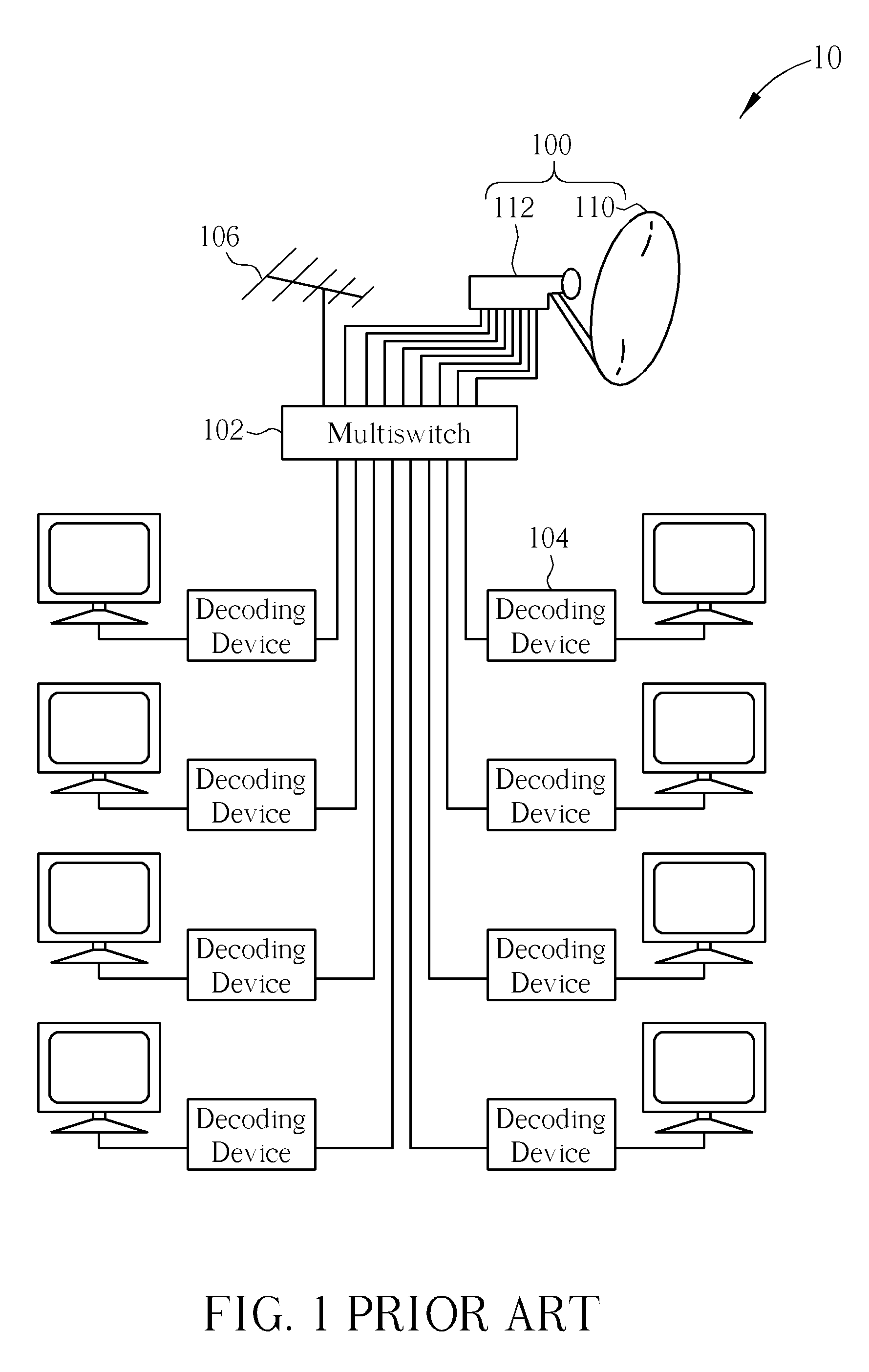 Optical Low-Noise Block Downconverter, Multiple Dwelling Unit, and Related Satellite Television System