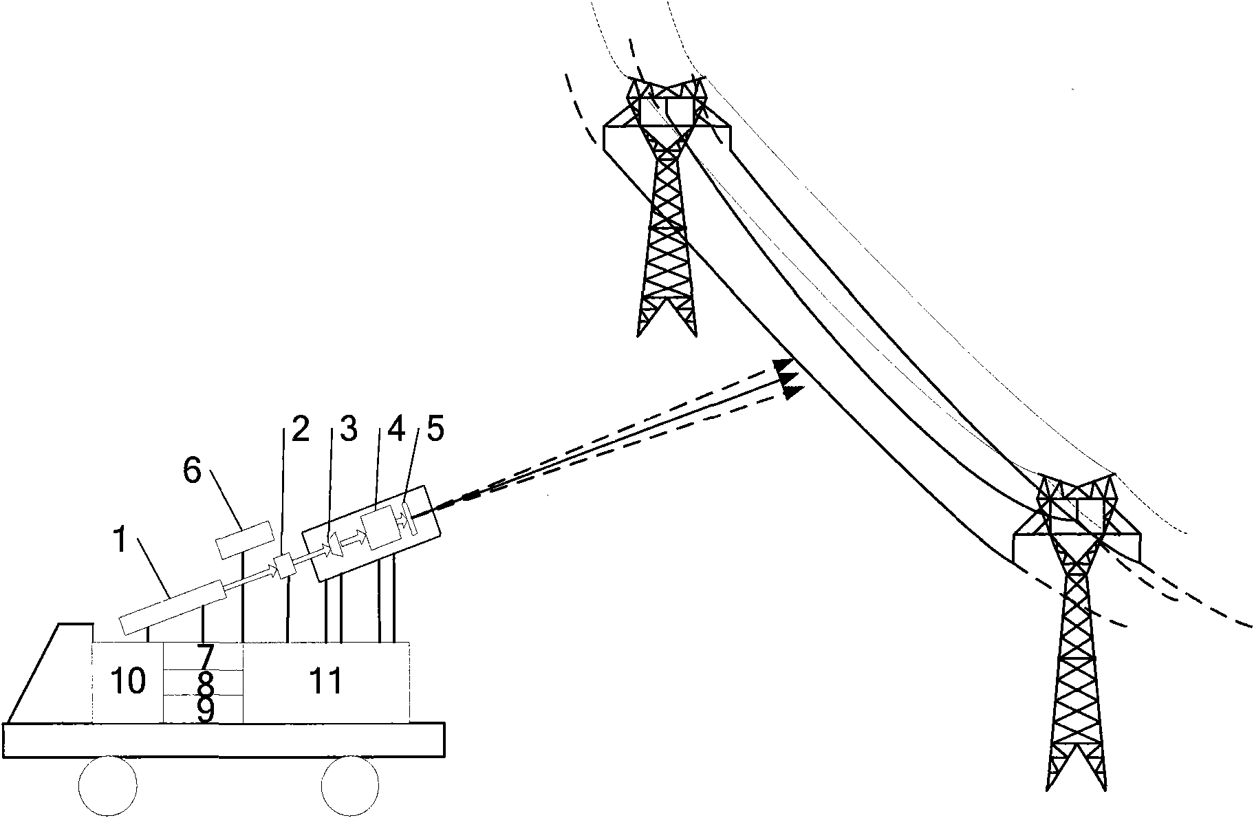 Method and system for laser deicing for power transmission and transformation equipment
