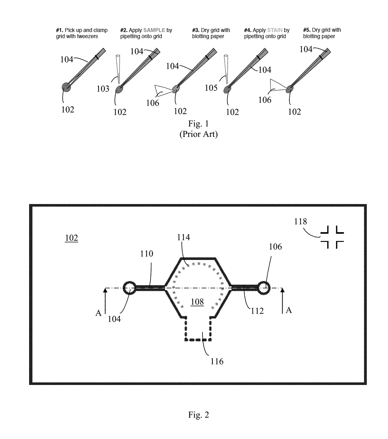 Microscope sample preparation device