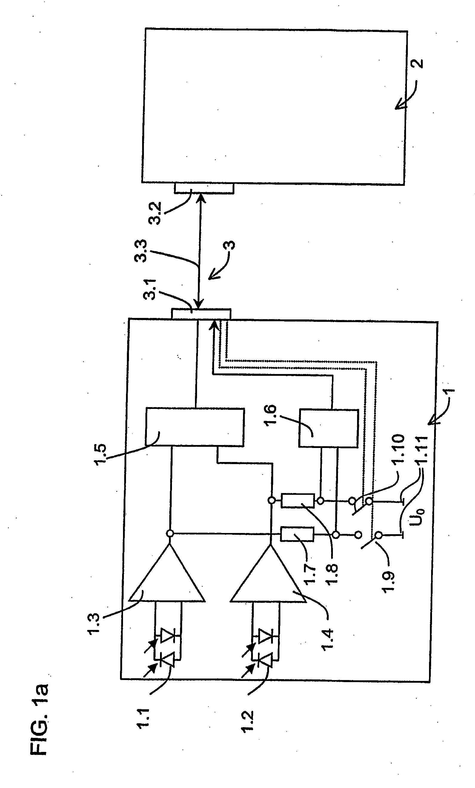 Measuring system and method for the functional monitoring thereof