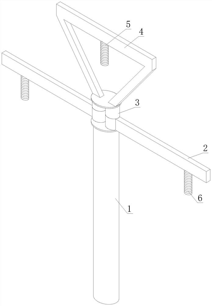 Power transmission tower capable of utilizing thin-wall buckling torsion and preventing extension arm torsion