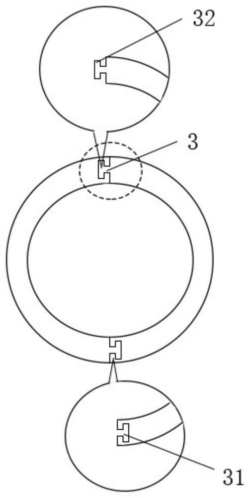 Nested box type floating disc structure