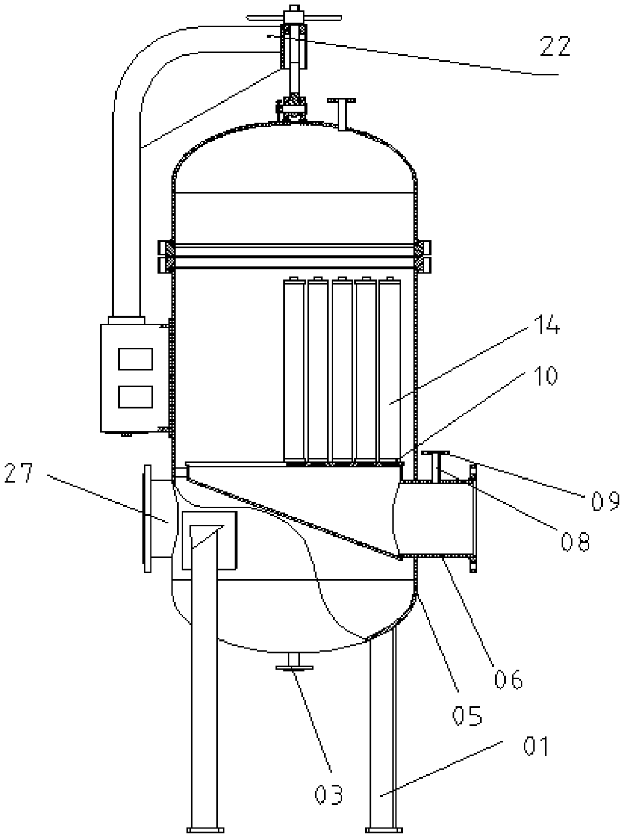 Methanol filtering device, system and method for wax removal of methanol system