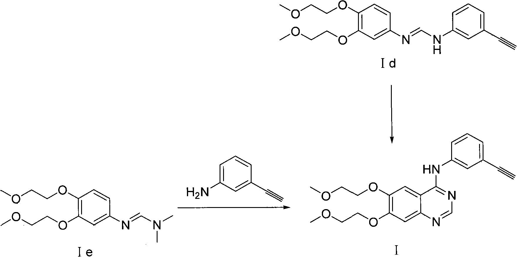 Preparation method of quinazoline derivate
