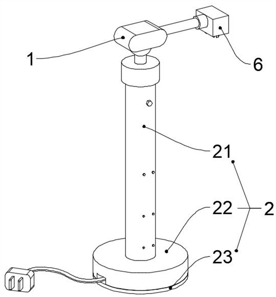 Moxibustion mechanical arm