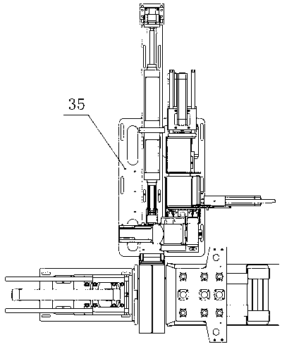 Automatic bag-clamping filling device