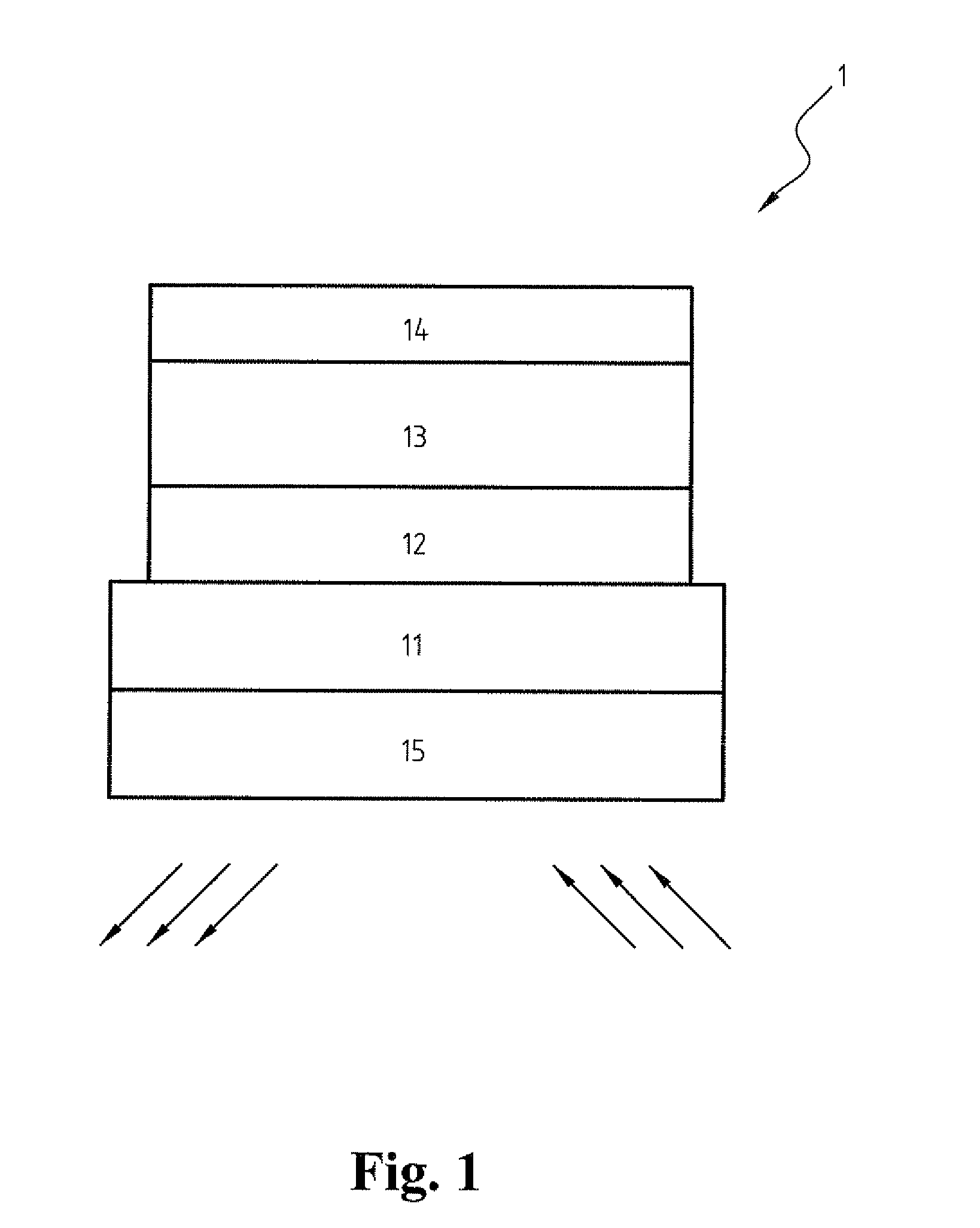 One-piece organic light emitting diode display device with an energy-recycling feature and high contrast