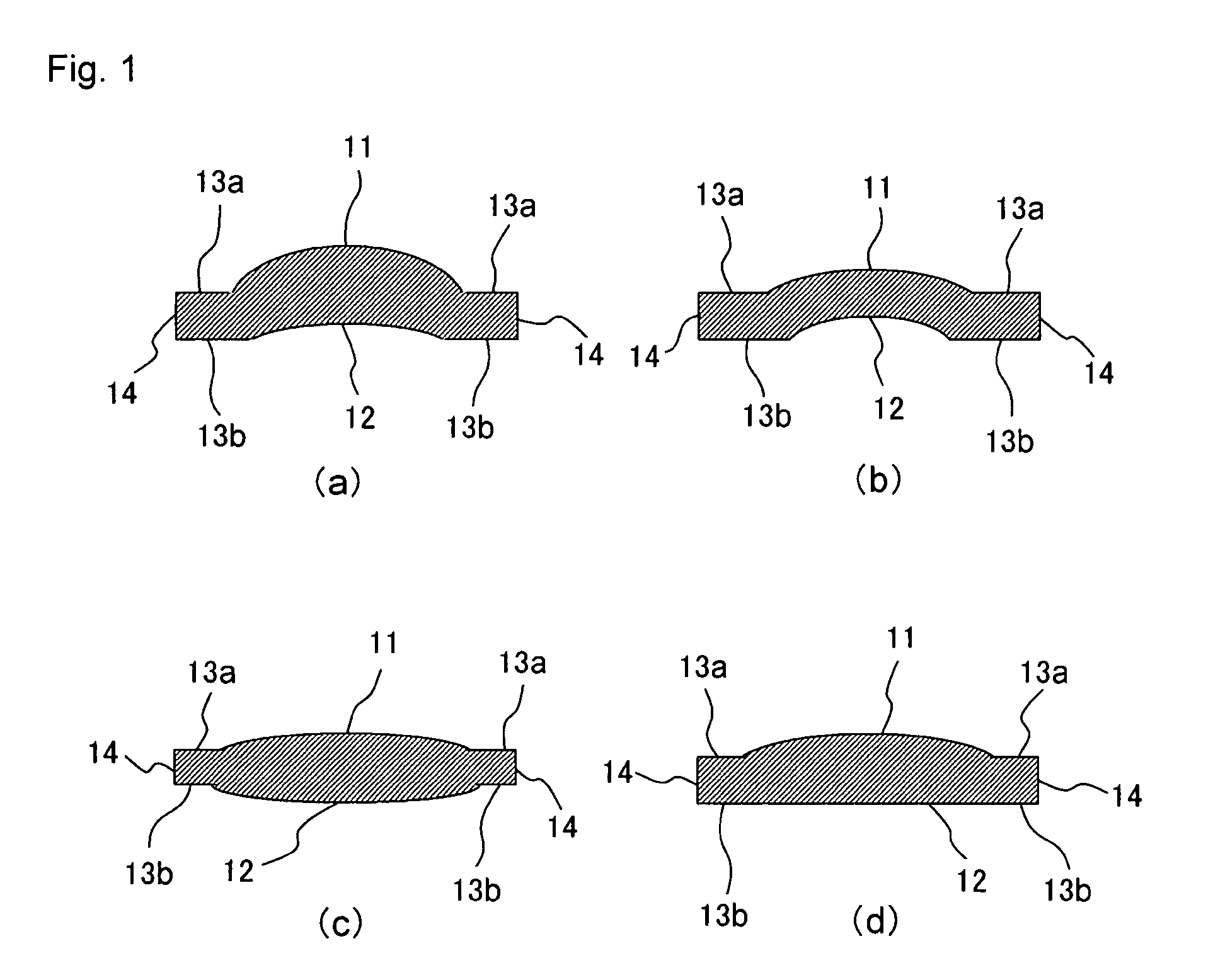 Lens and process for the production thereof