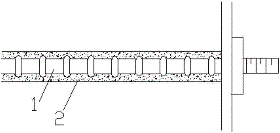 Anchor bolt-slurry-surrounding rock bond strength test method