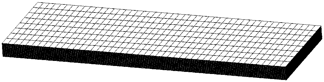 Ceramic matrix composite mesoscopic modeling and mechanical calculation method based on structural grid