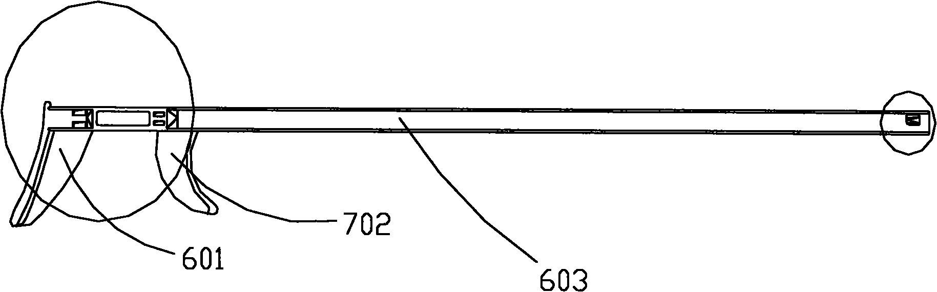 Endoscope tie gun and application method thereof