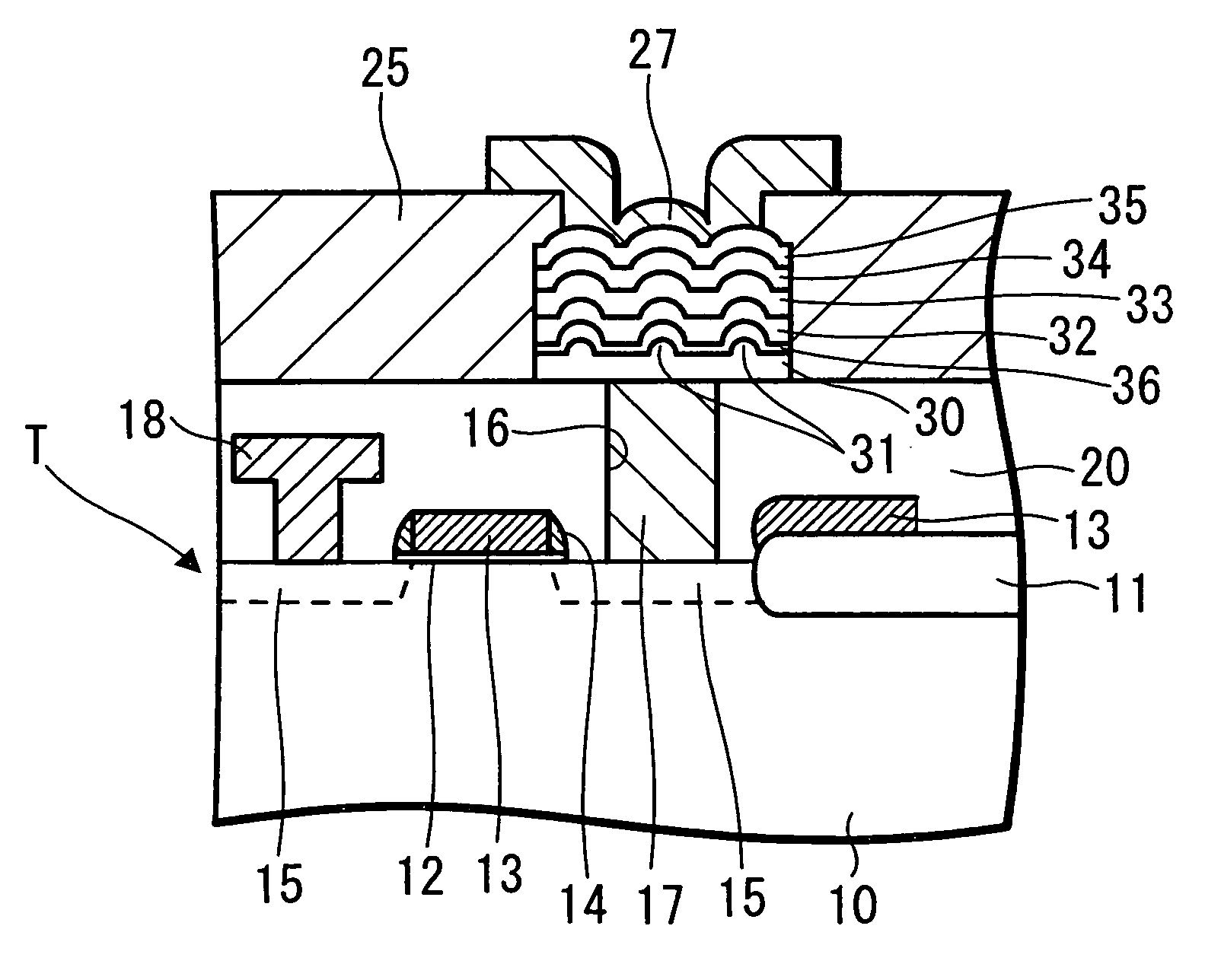 Three-dimensional ferroelectric capacitor and method for manufacturing thereof as well as semiconductor memory device