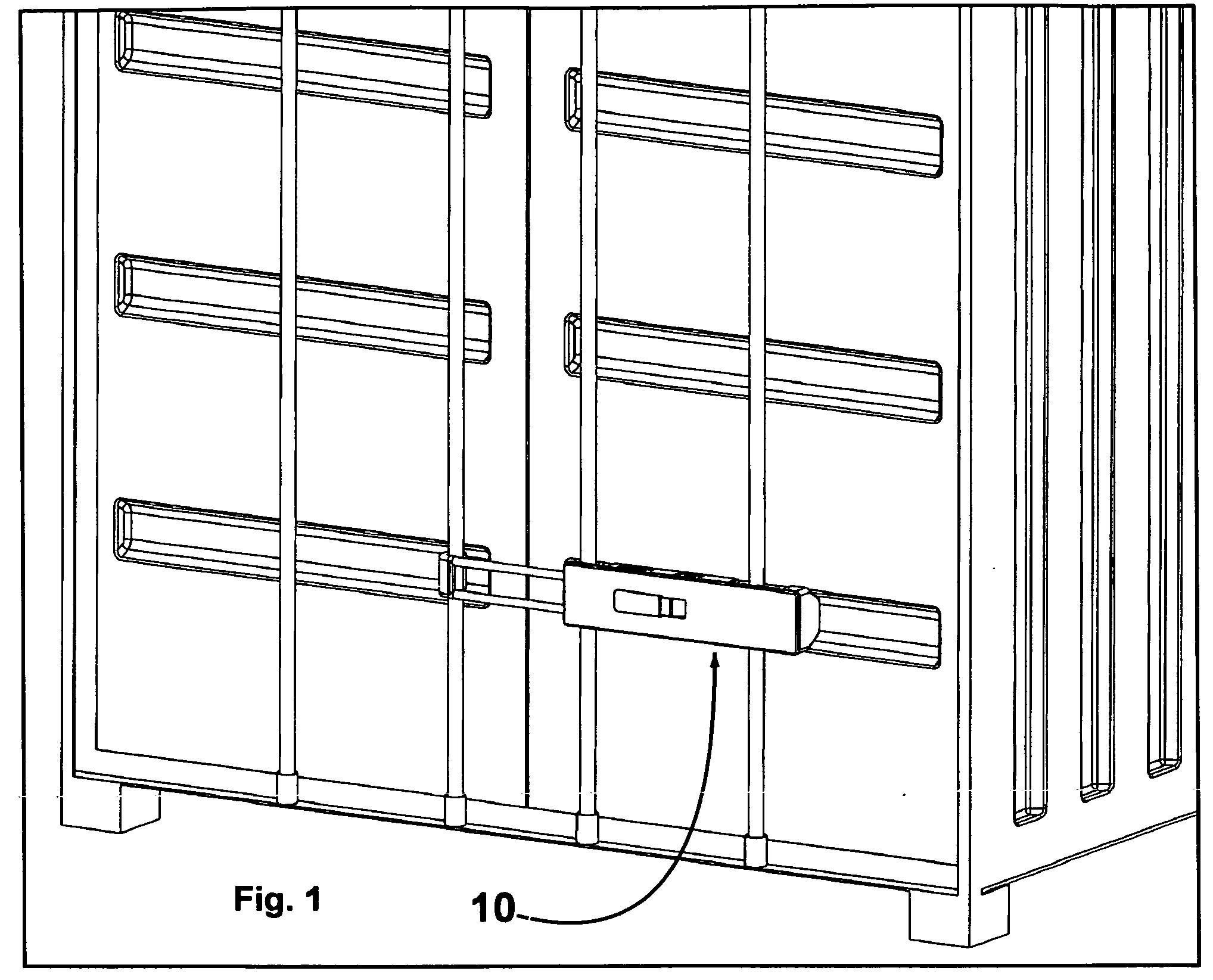 Locking apparatus for shipping containers