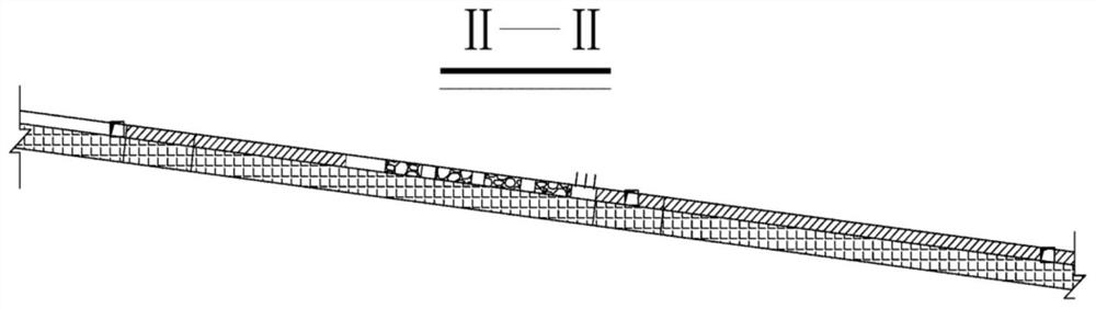 A kind of room-pillar mining method of artificial waste stone ore pillar in gently inclined ore body