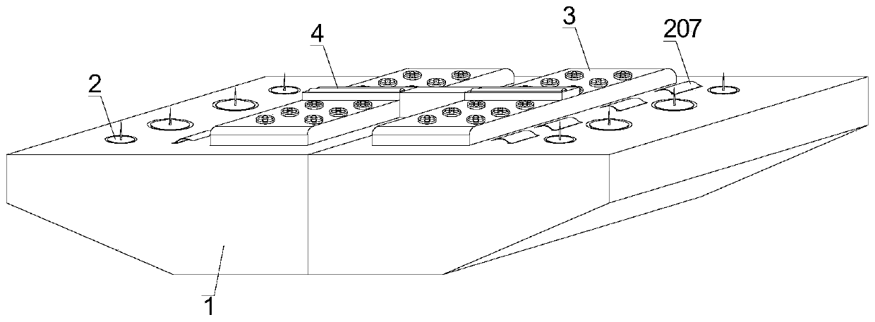 Highway bridge supporting device for reducing influence of resonance