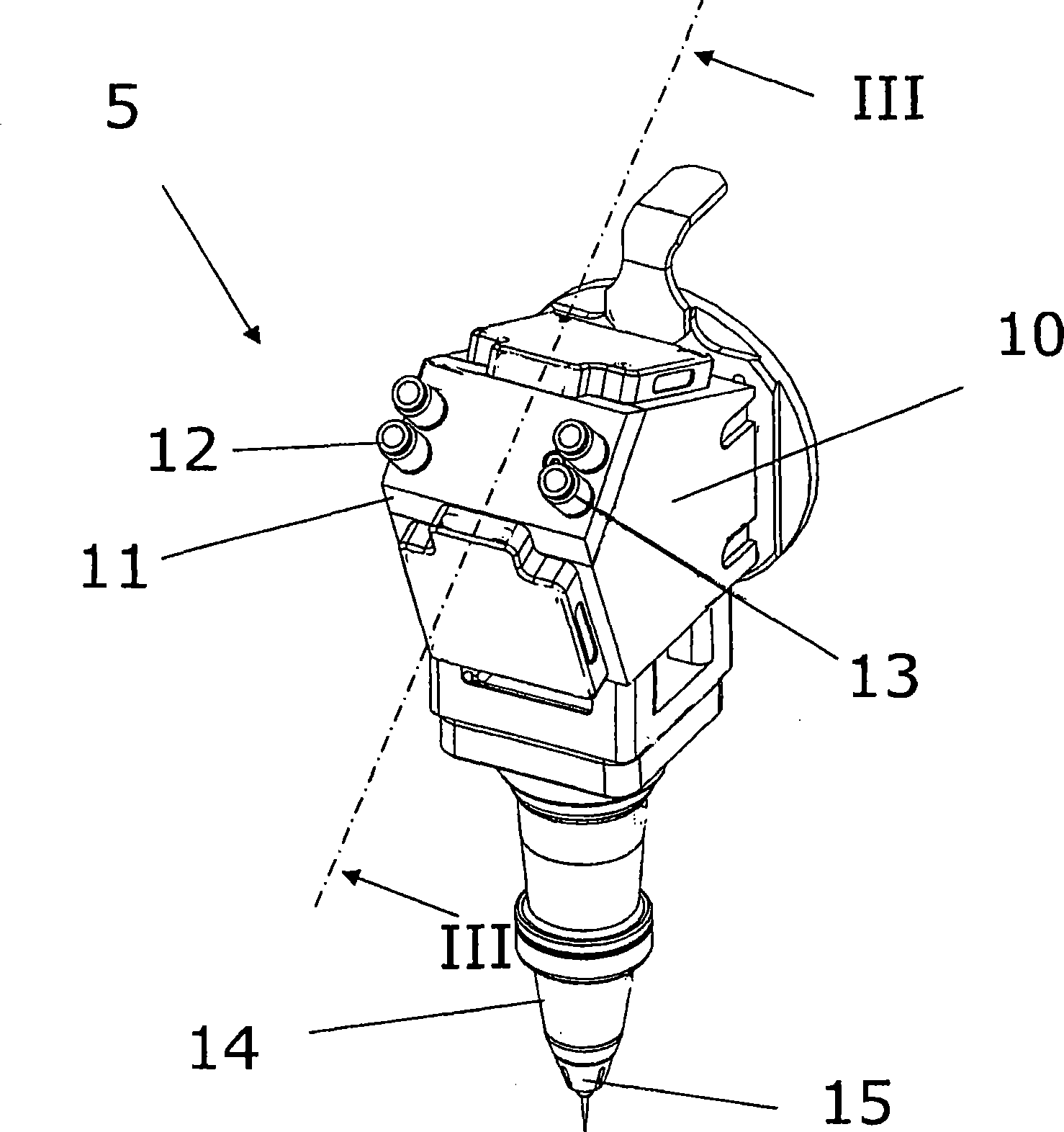 Component of laser processor and method for manufacturing corrosion resistant coating of channel thereof