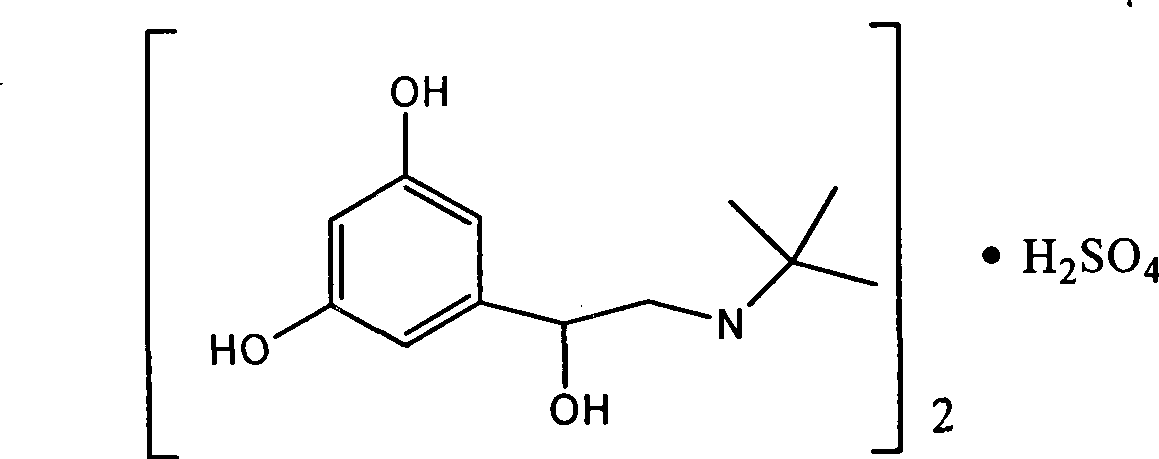 Method for preparing terbutaline sulphate crystal form B meeting medicinal requirements