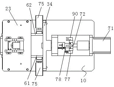 Visual wire branching device for three-core power line and application method of visual wire branching device