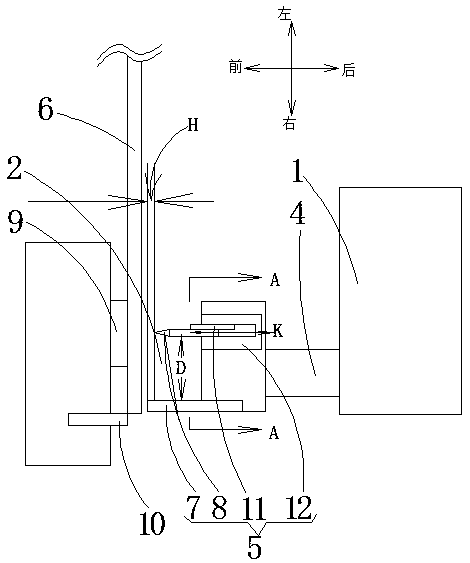 Waste reinforcing steel bar cut-off machine capable of conducting cut-off twice