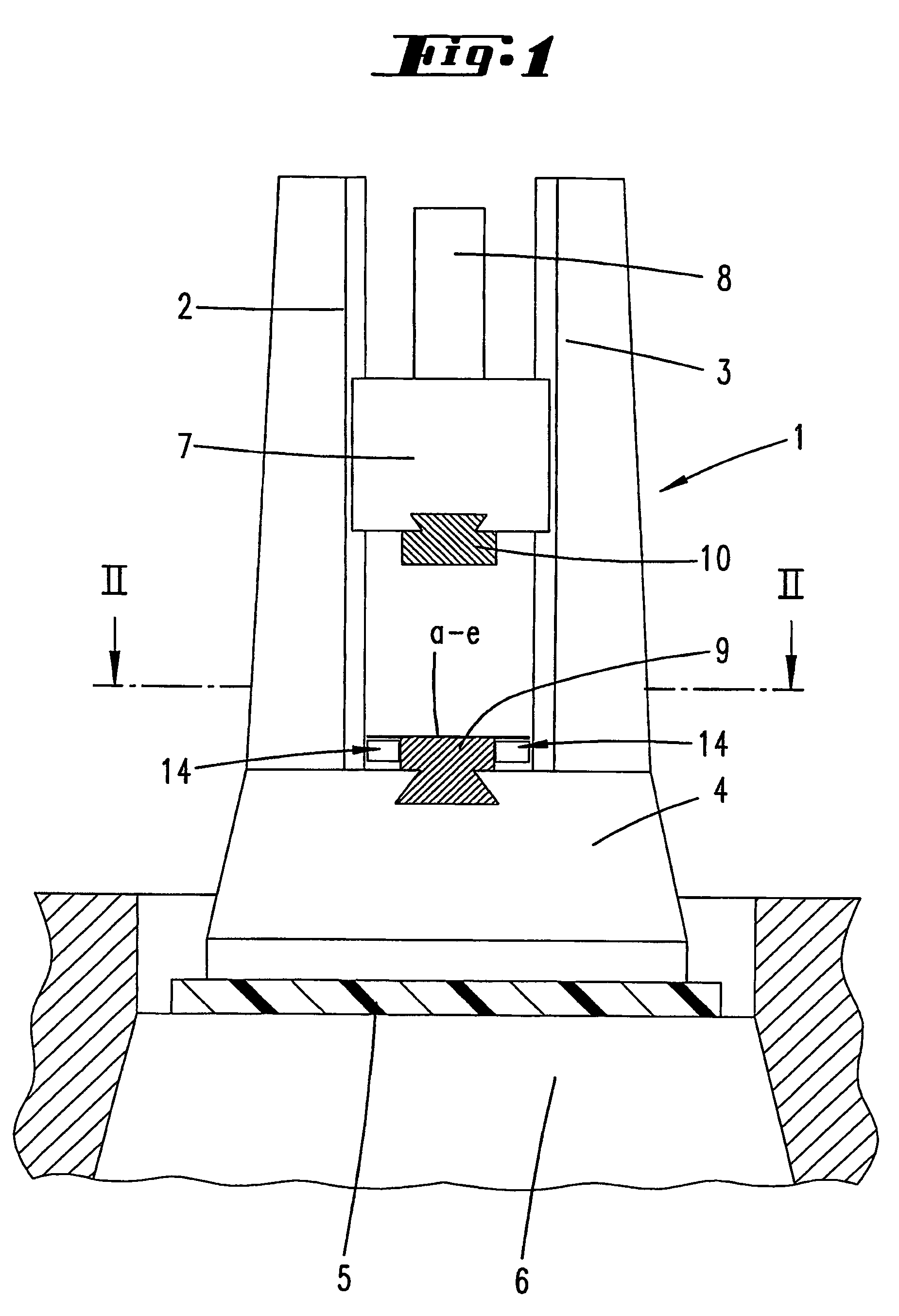 Drop forging method and forging device for carrying out said method