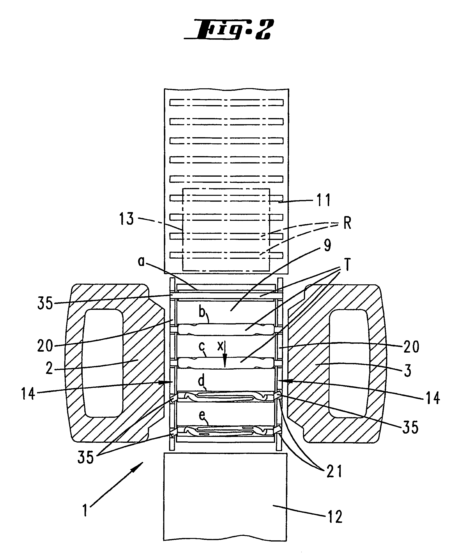 Drop forging method and forging device for carrying out said method