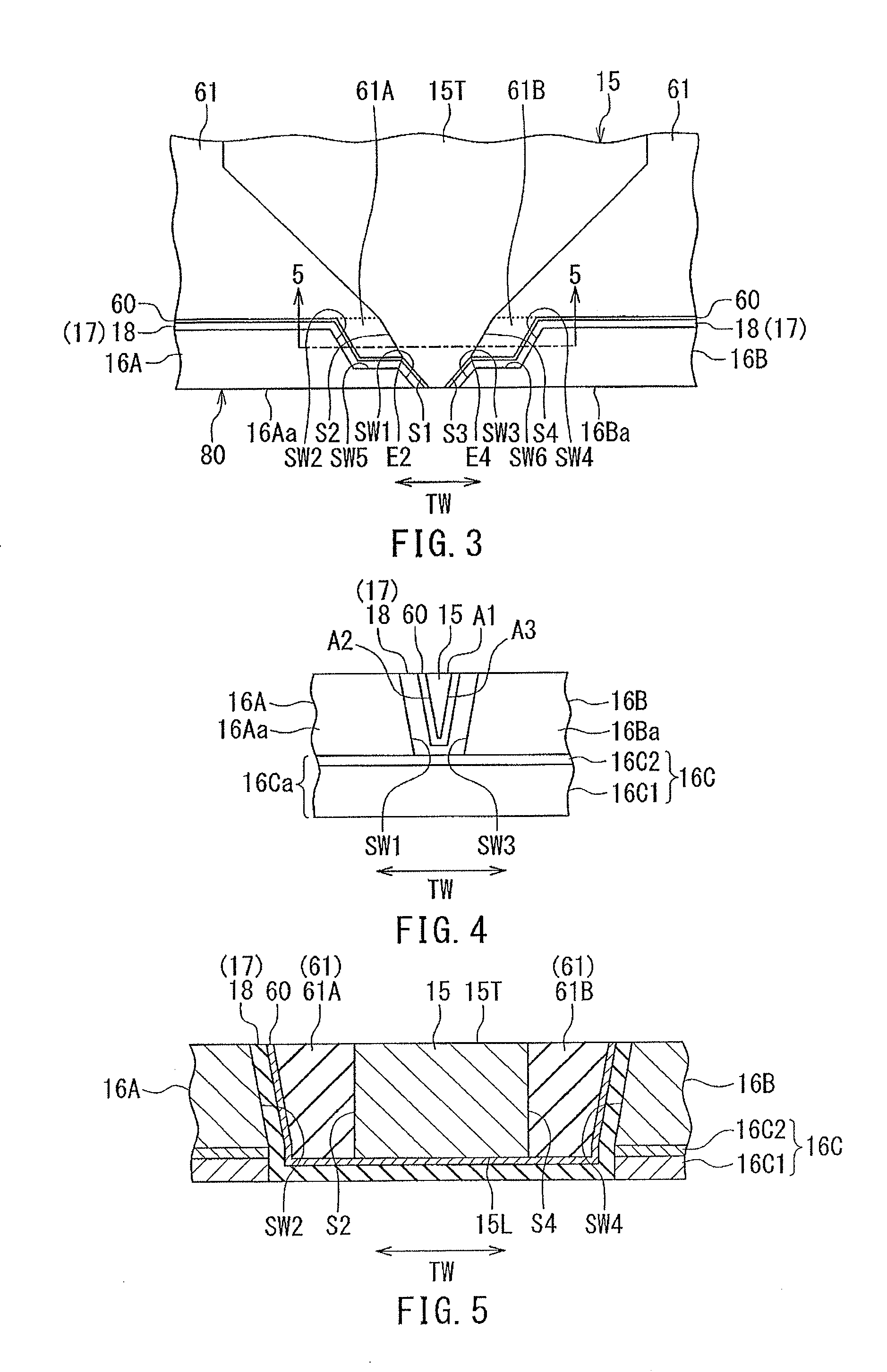 Magnetic head for perpendicular magnetic recording having two side shields