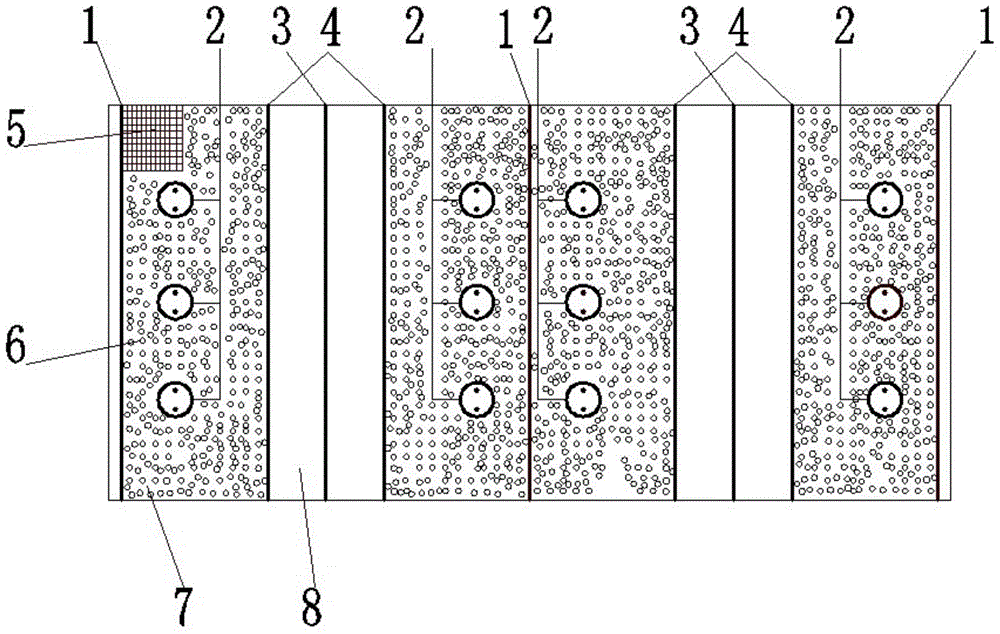 Micro-series-wound photoelectric catalysis oxidation wastewater treatment device