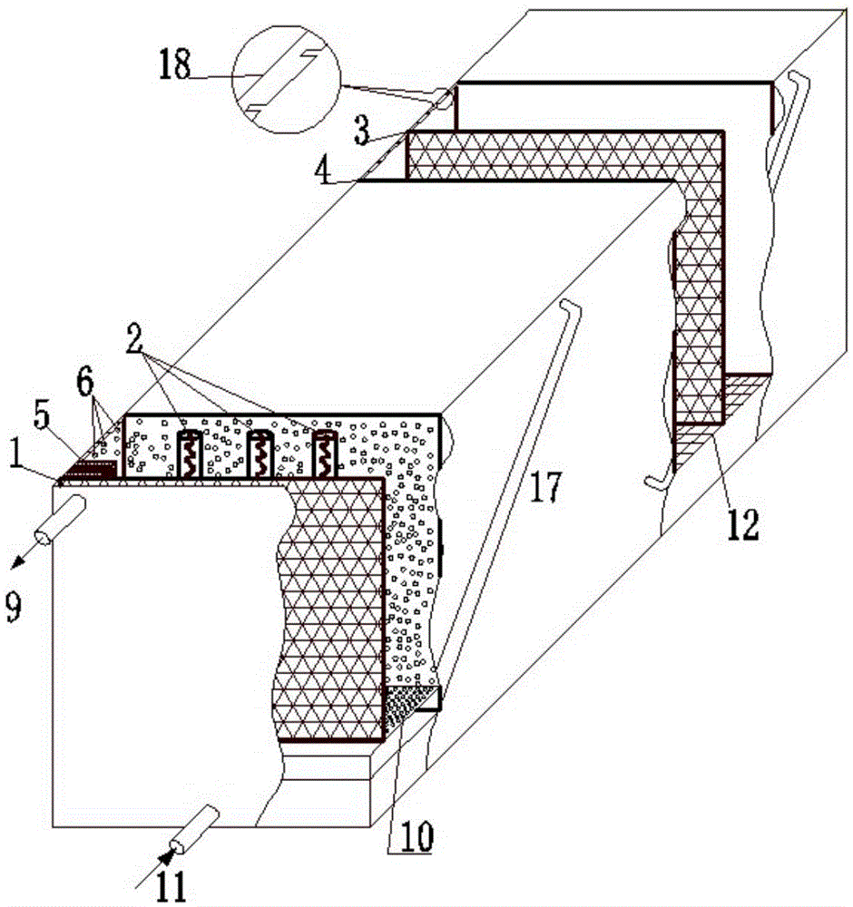 Micro-series-wound photoelectric catalysis oxidation wastewater treatment device