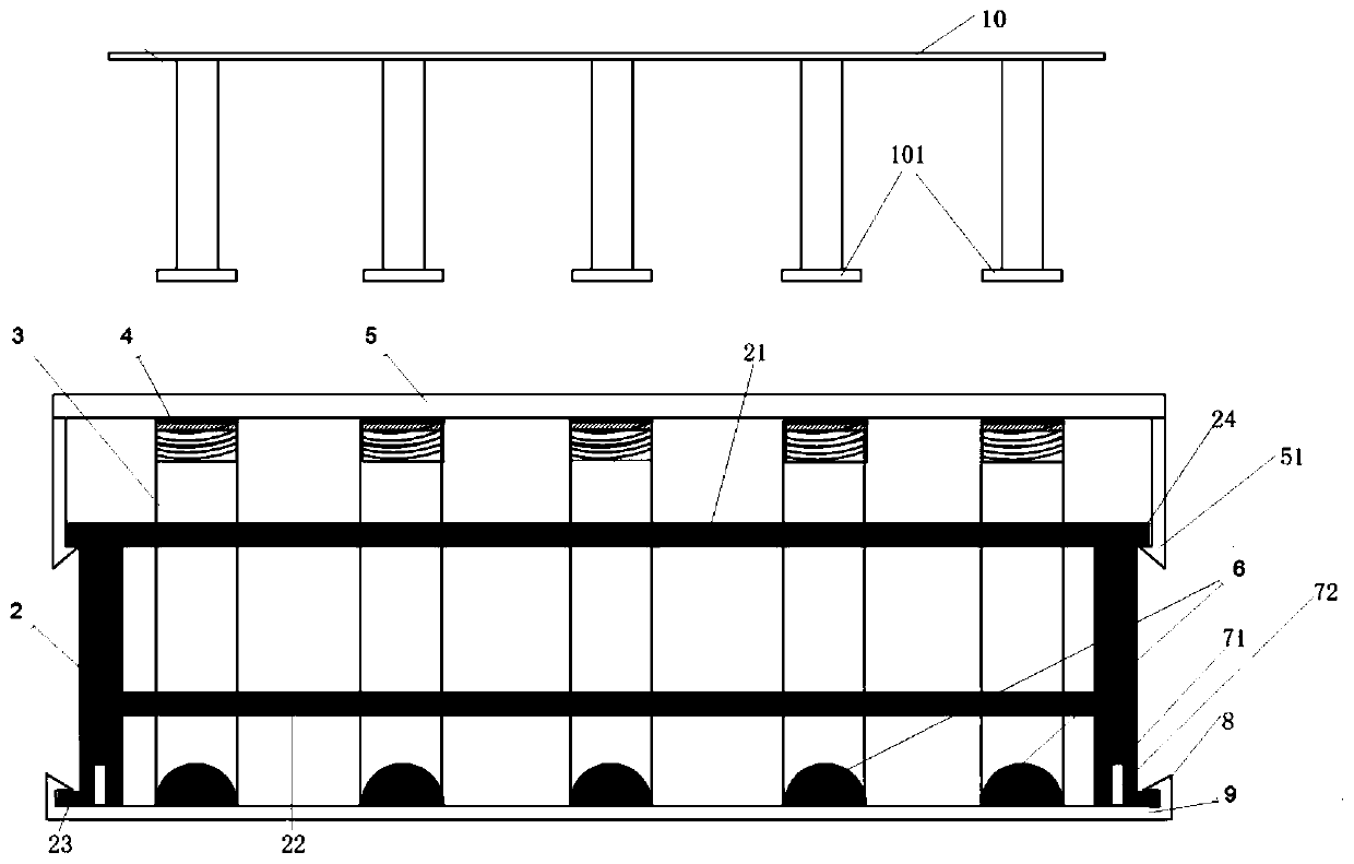 Device for pretreatment of multiple samples and application method of device