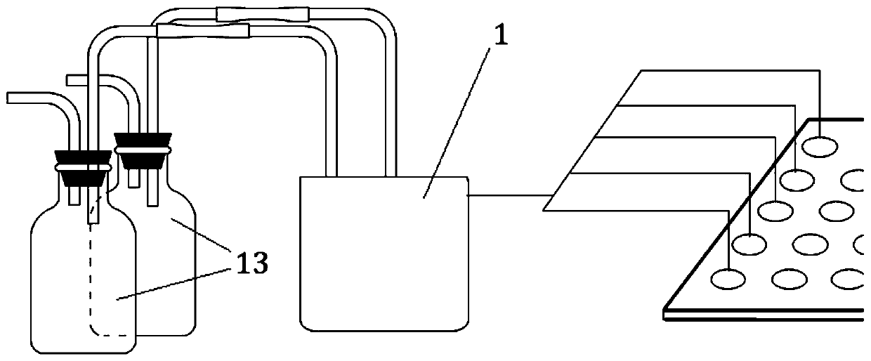 Device for pretreatment of multiple samples and application method of device