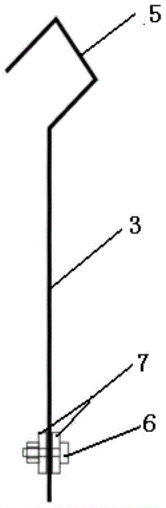 A clamping method for anodic oxidation of large wallboard parts