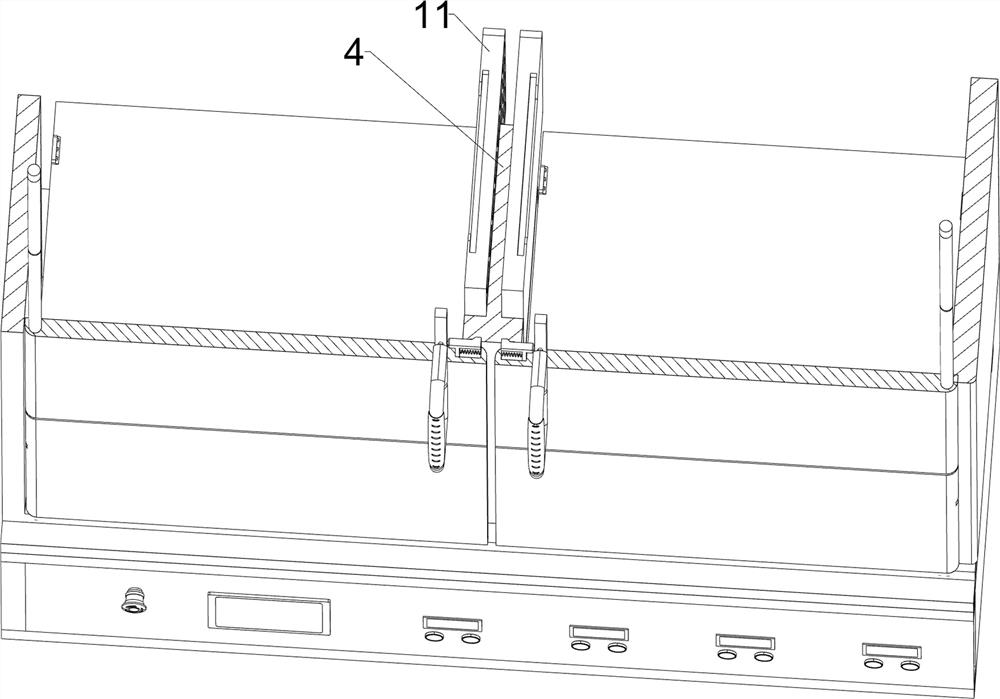 Small-range opening type fresh food cabinet