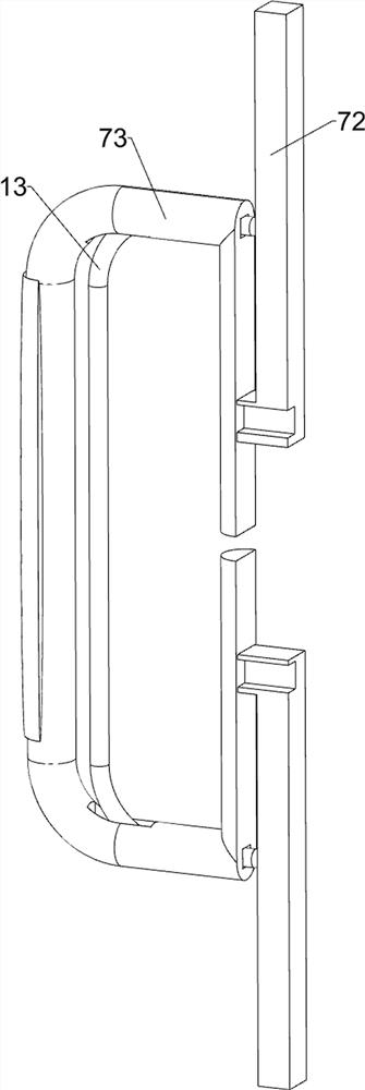 Small-range opening type fresh food cabinet